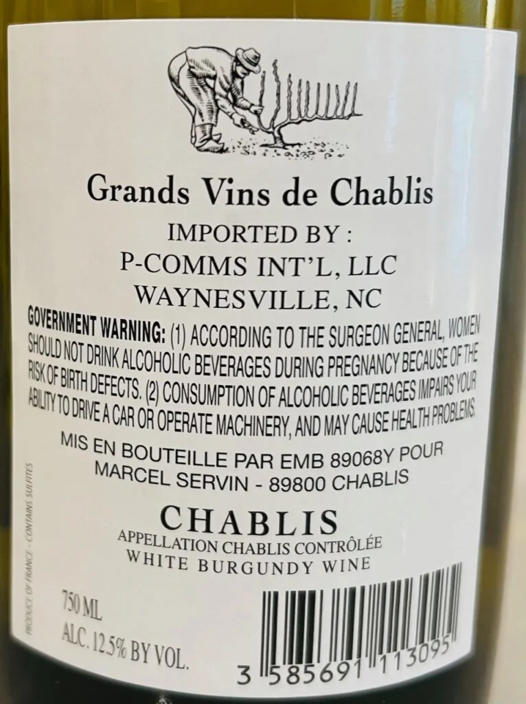 Marcel Servin Chablis