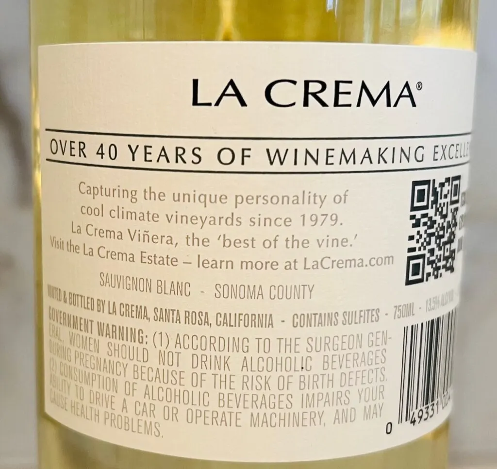 La Crema Sauvignon Blanc