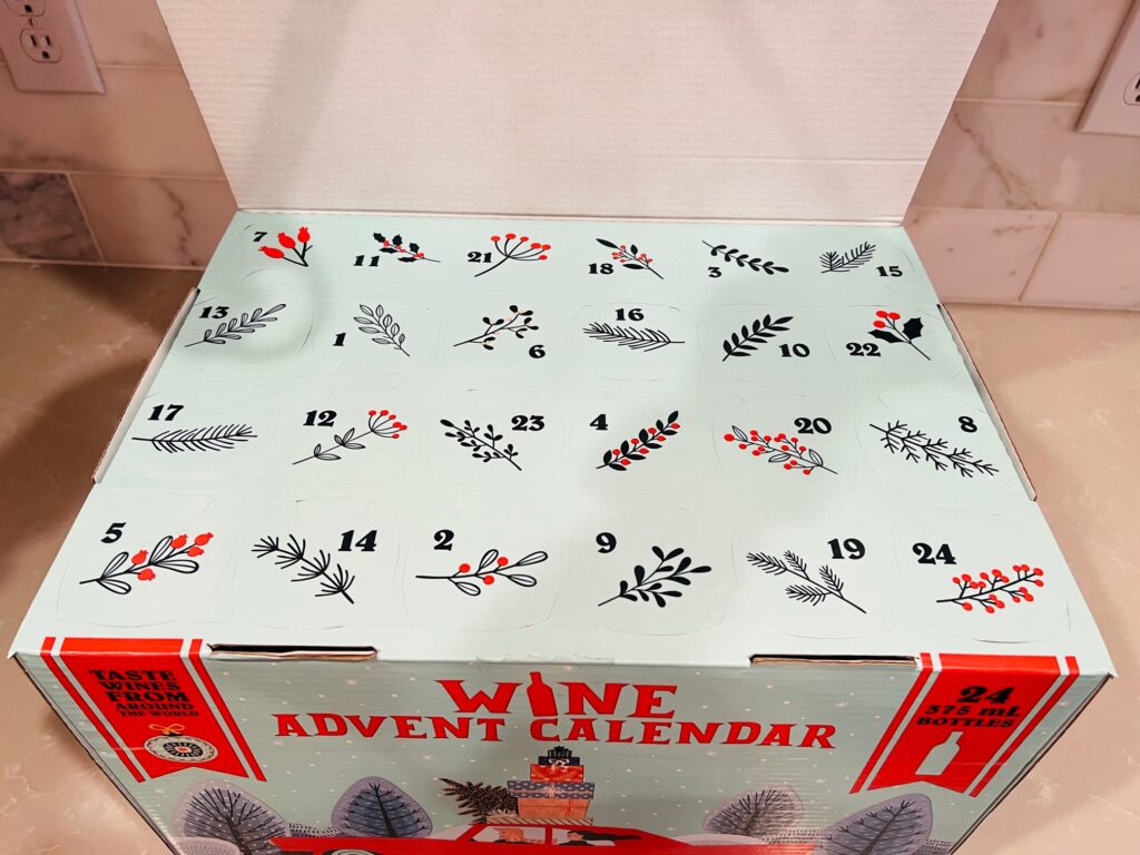 Costco Advent Calendar Wine 2025