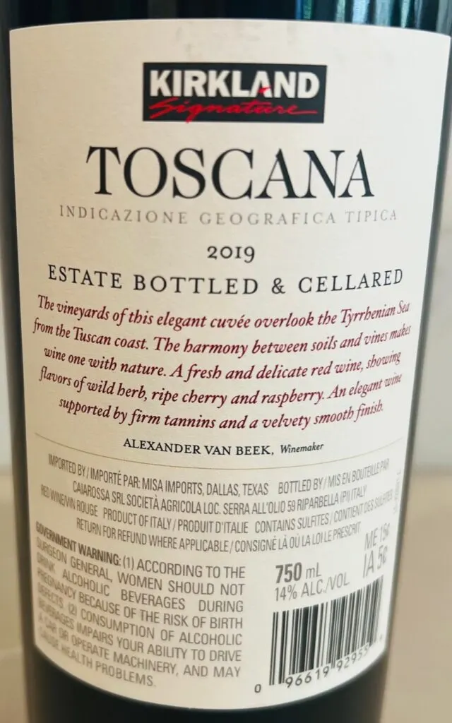 Kirkland Signature Toscana