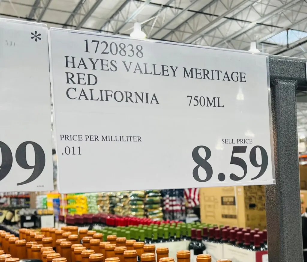 2020 Hayes Valley Meritage Red Wine