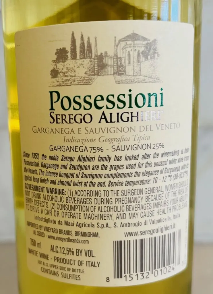 2019 Serego Alighieri Possessioni Bianco