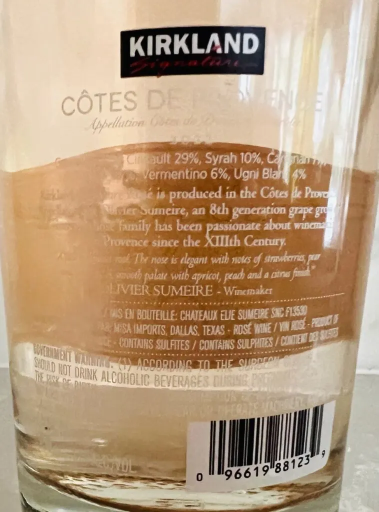 2022 Kirkland Signature Cotes De Provence Rose