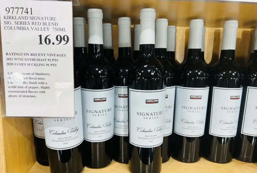 2021 Kirkland Signature Columbia Valley Red Wine