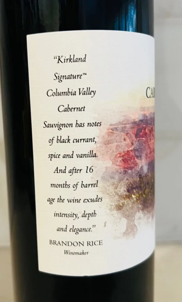 Kirkland Signature Columbia Valley Cabernet Sauvignon