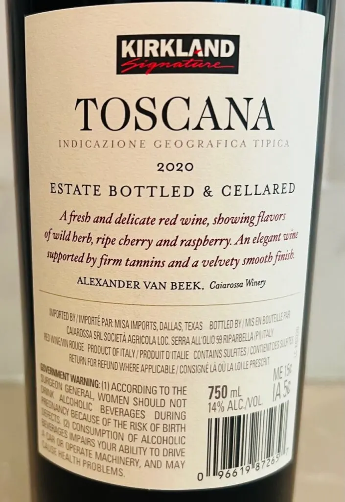 Kirkland Signature Toscana