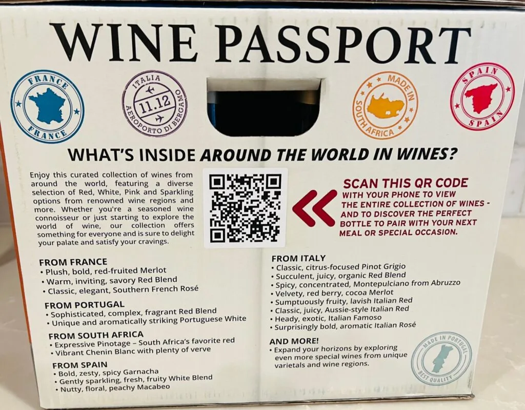 Around the World in 24 Wines Box