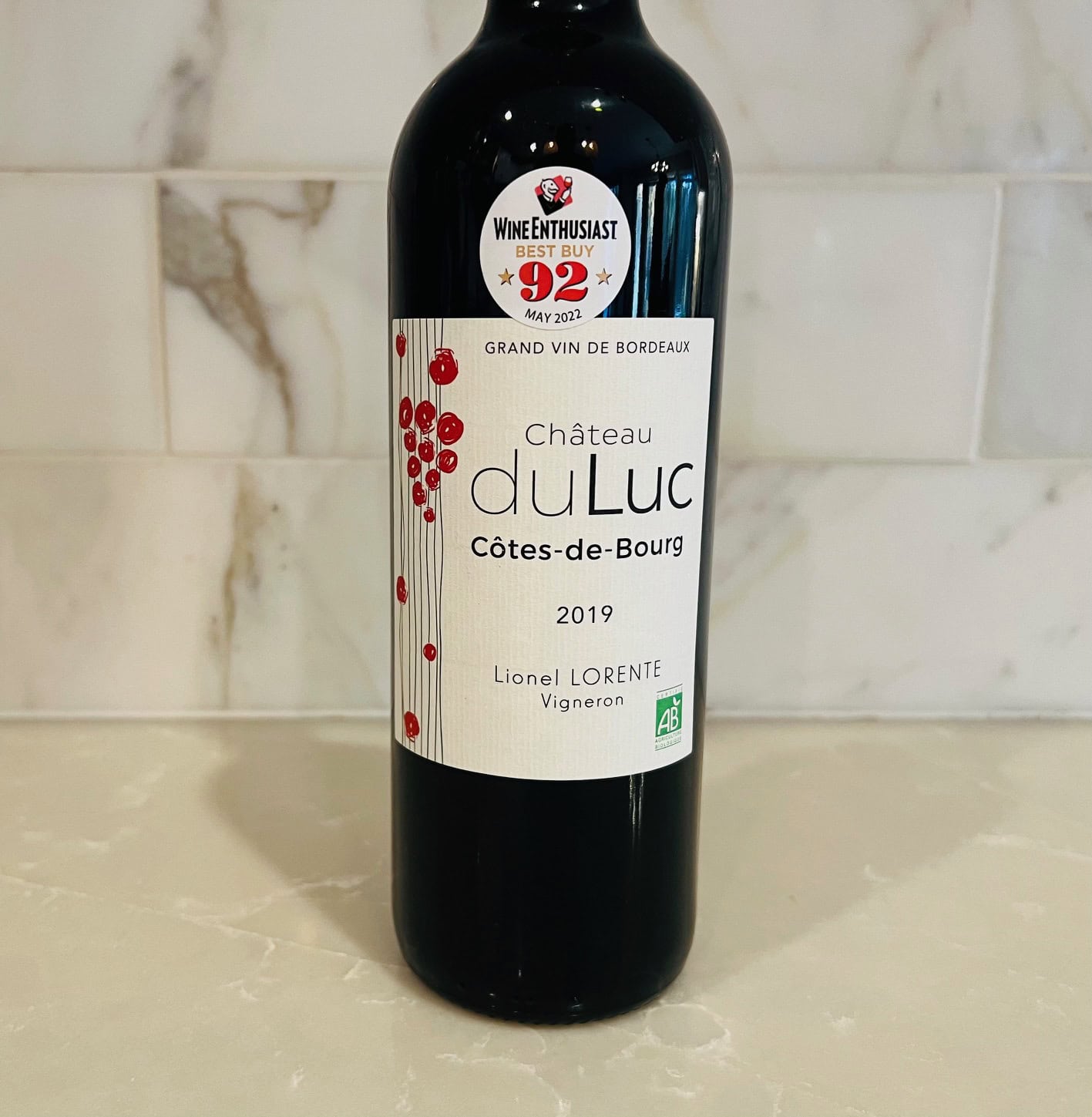 2019 Chateau du Lac Cotes de Bourg Bordeaux