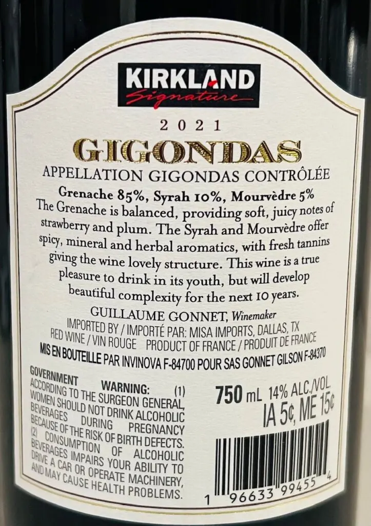 Kirkland Signature Gigondas