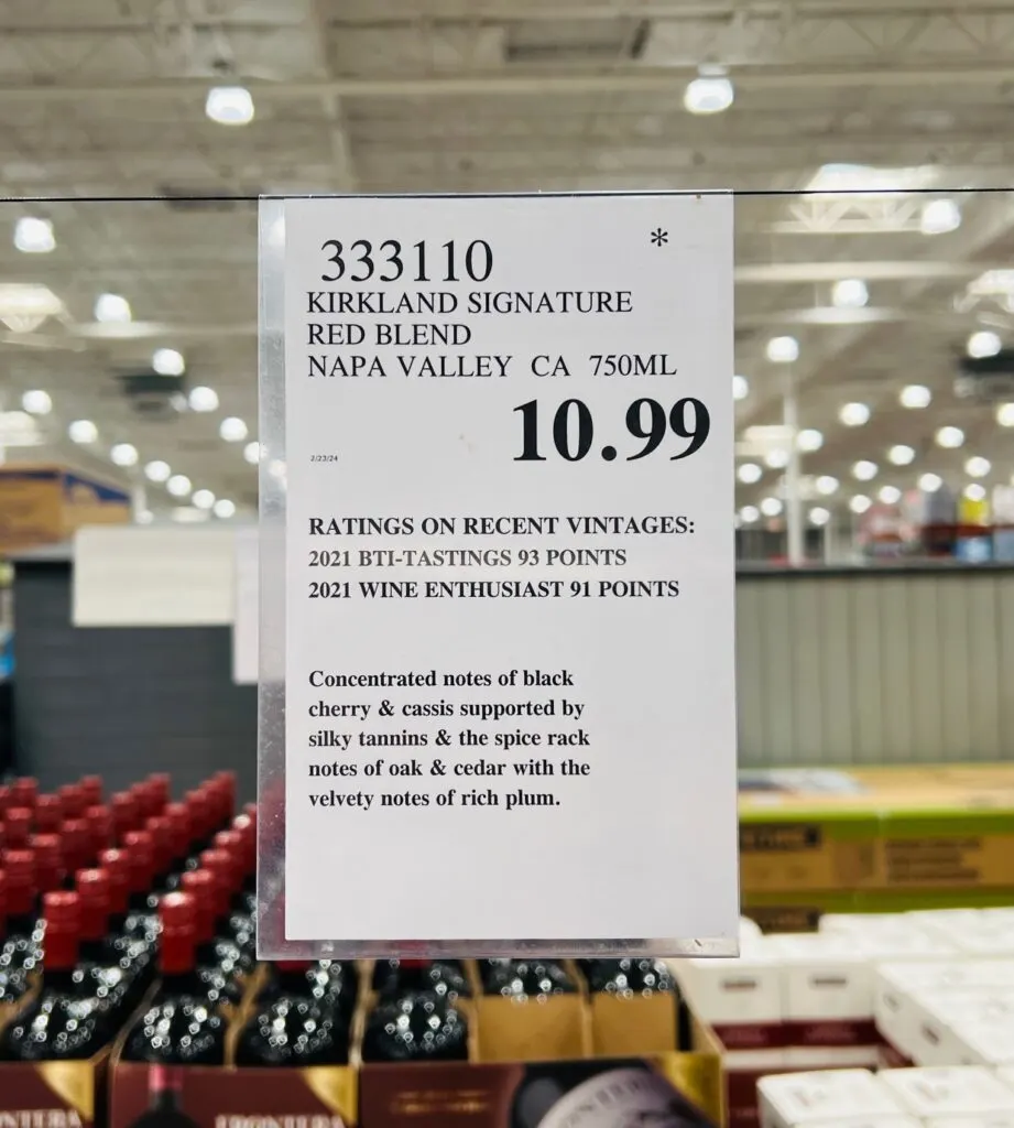 Costco Napa Valley Red Blend