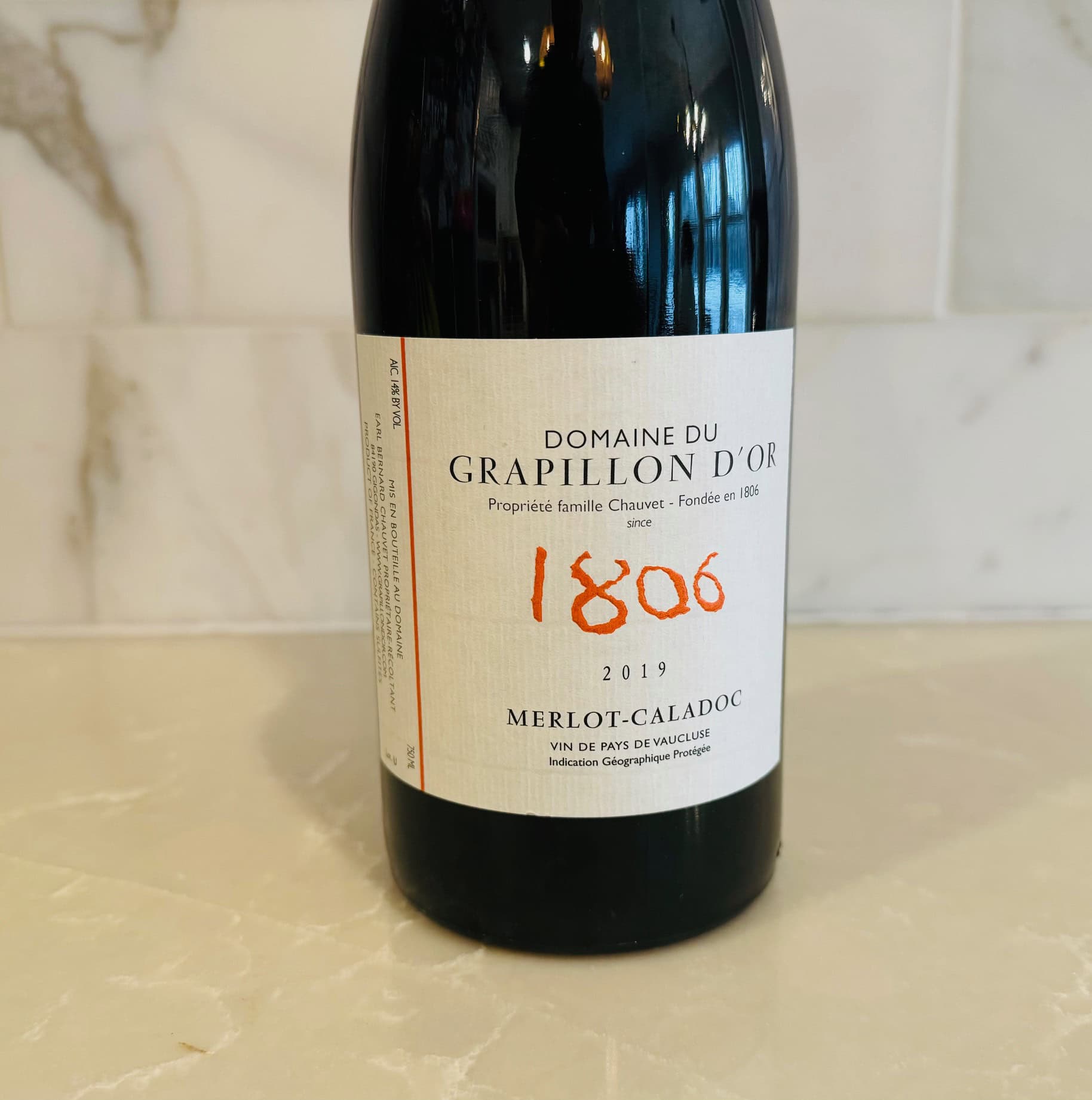 2019 Domaine du Grapillon d'Or 1806 Merlot - Caladoc