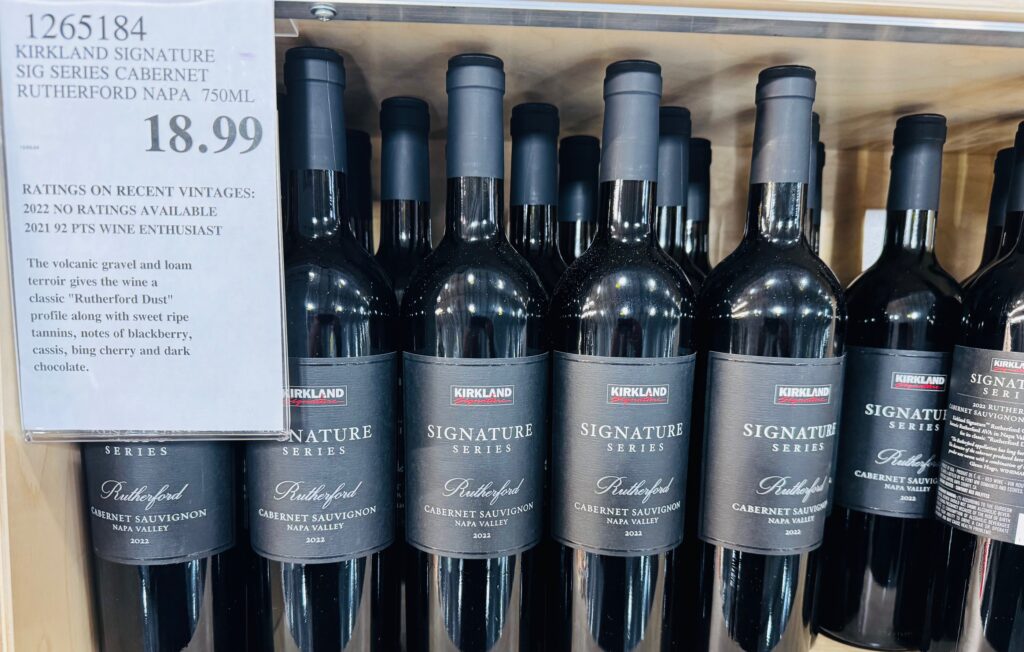 Kirkland Rutherford Cabernet Sauvignon Costco