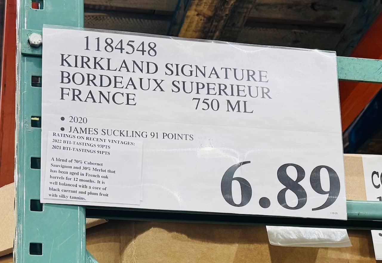 Kirkland Signature Bordeaux Superieur