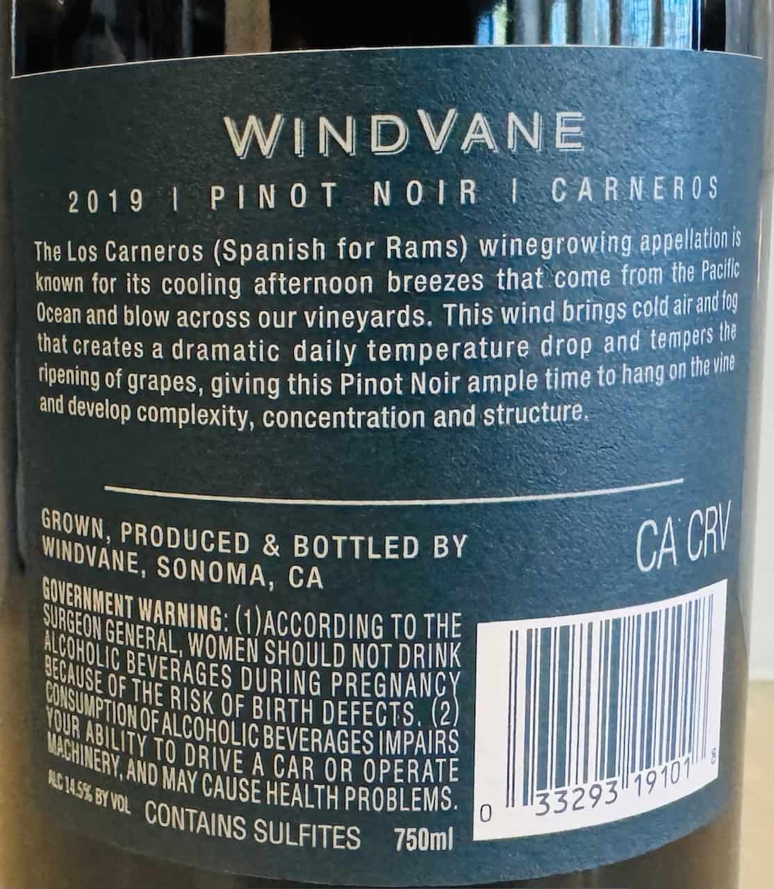 WindVane Pinot Noir