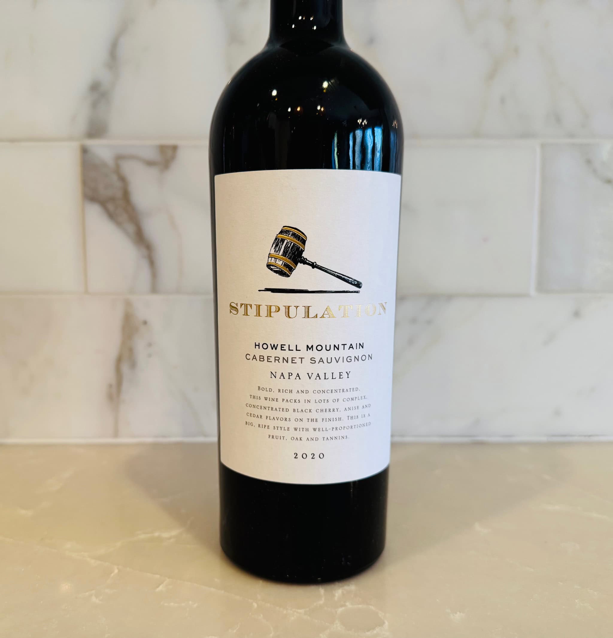 Stipulation Cabernet Sauvignon Howell Mountain