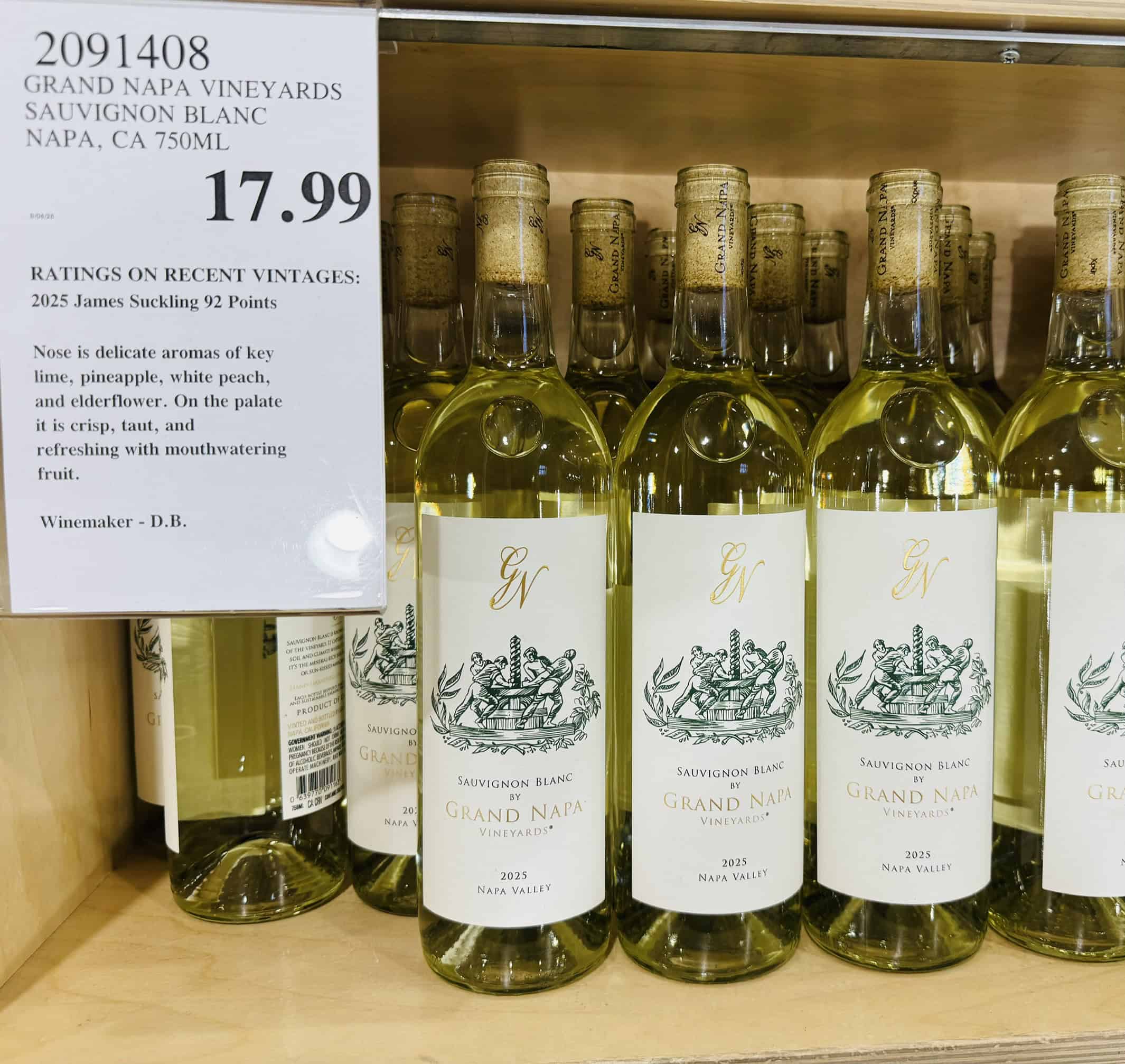 Grand Napa Vineyards Sauvignon Blanc