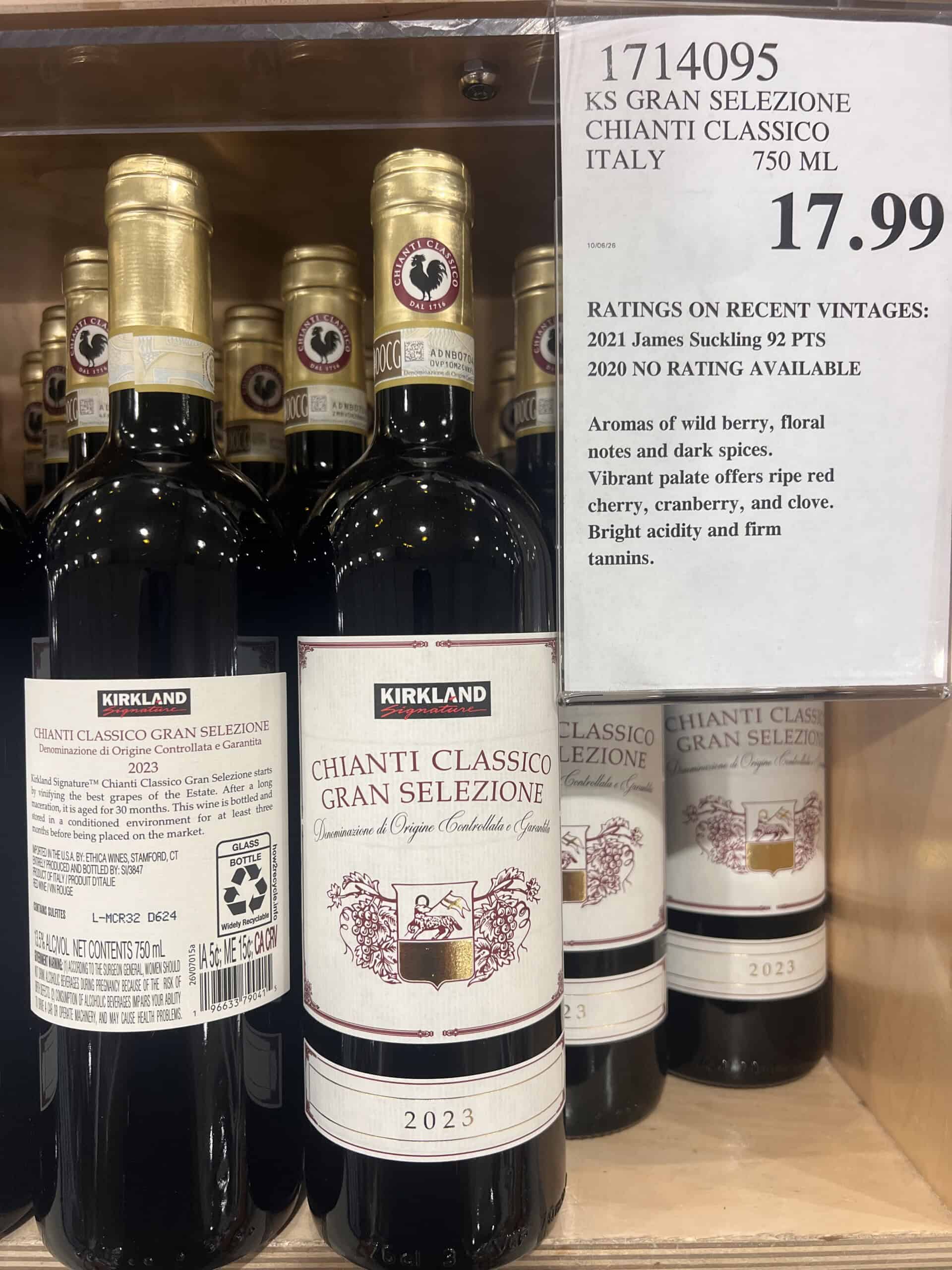 Kirkland Signature Chianti Classico Gran Selezione