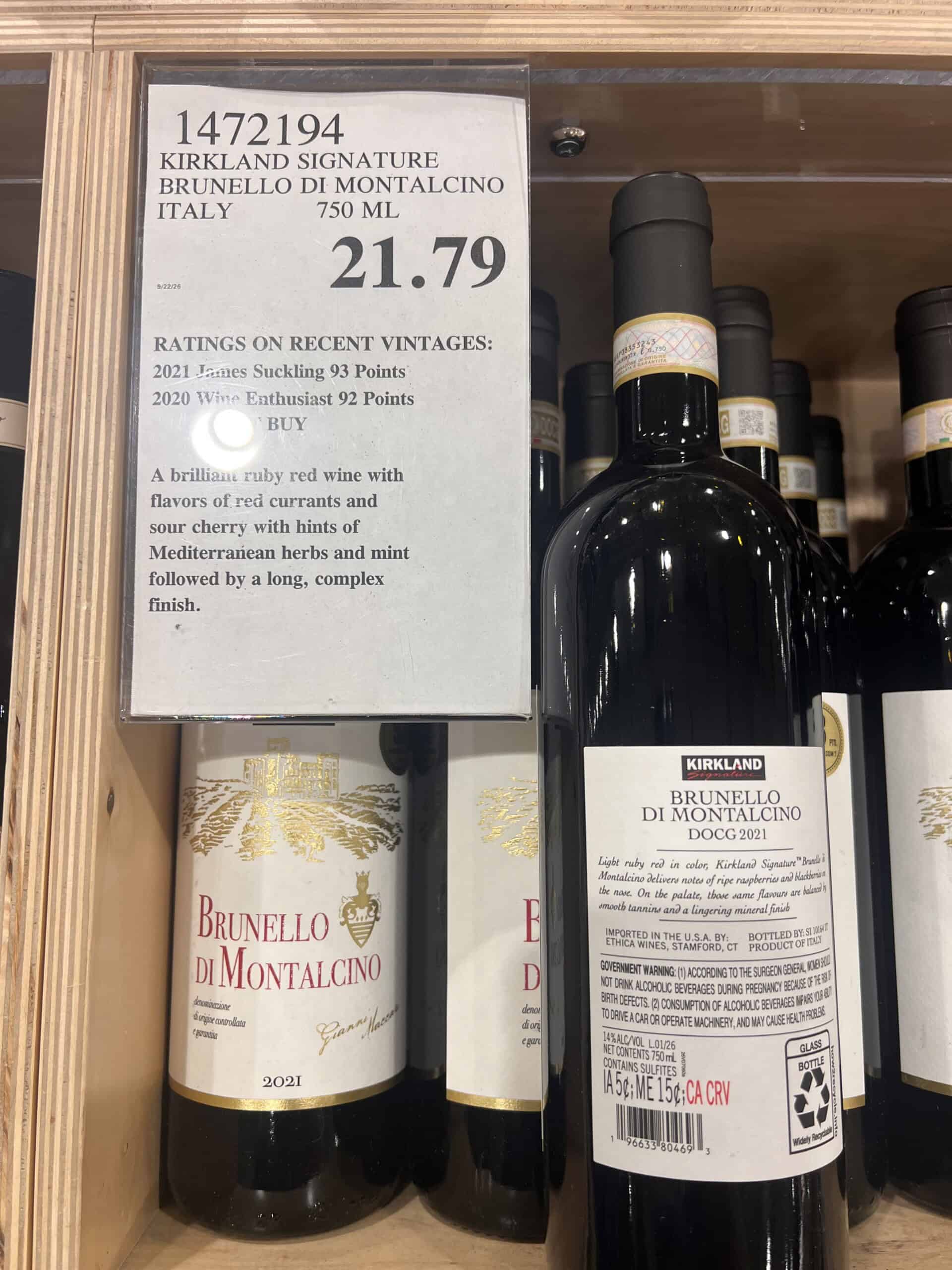Kirkland Brunello