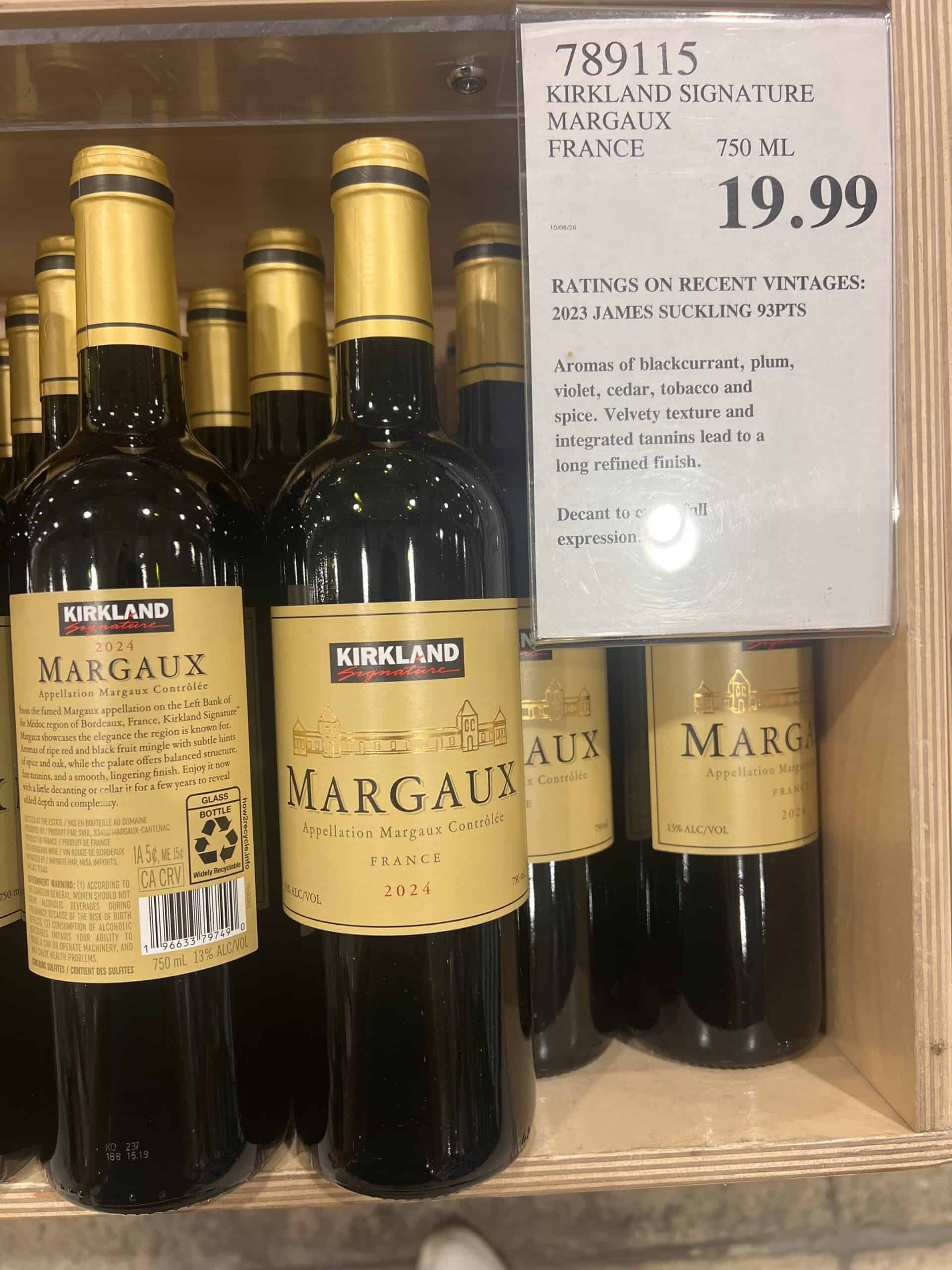 Kirkland Margaux Bordeaux